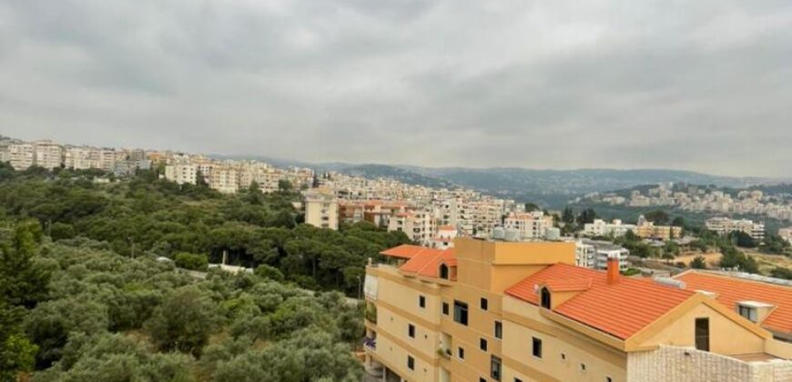 Apartment with terrace for sale in mansourieh