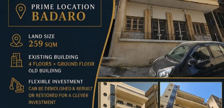 For Sale: Land in Badaro